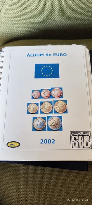 Coleção das 12 Séries das Primeiras Moedas de Euro