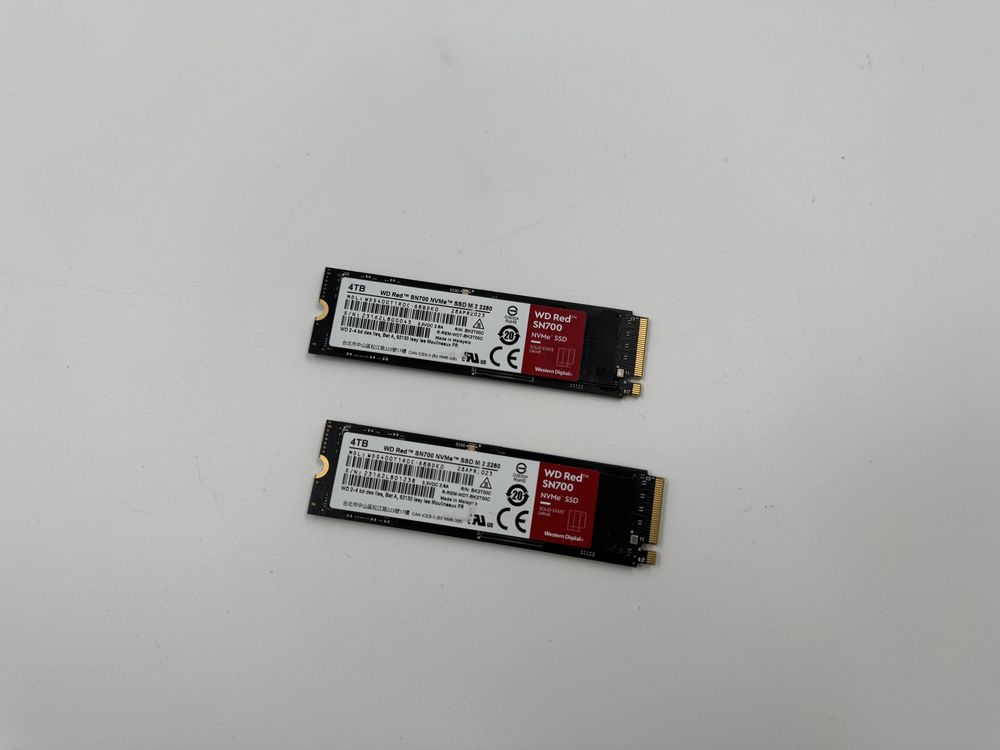 Western Digital WD SN700 Red 4Tb Nvme SSD M2 2280