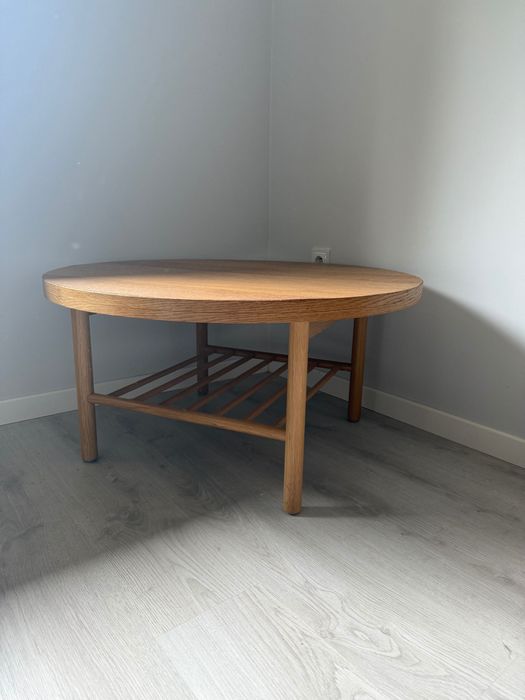 Stolik dębowy Ikea średnica 90cm