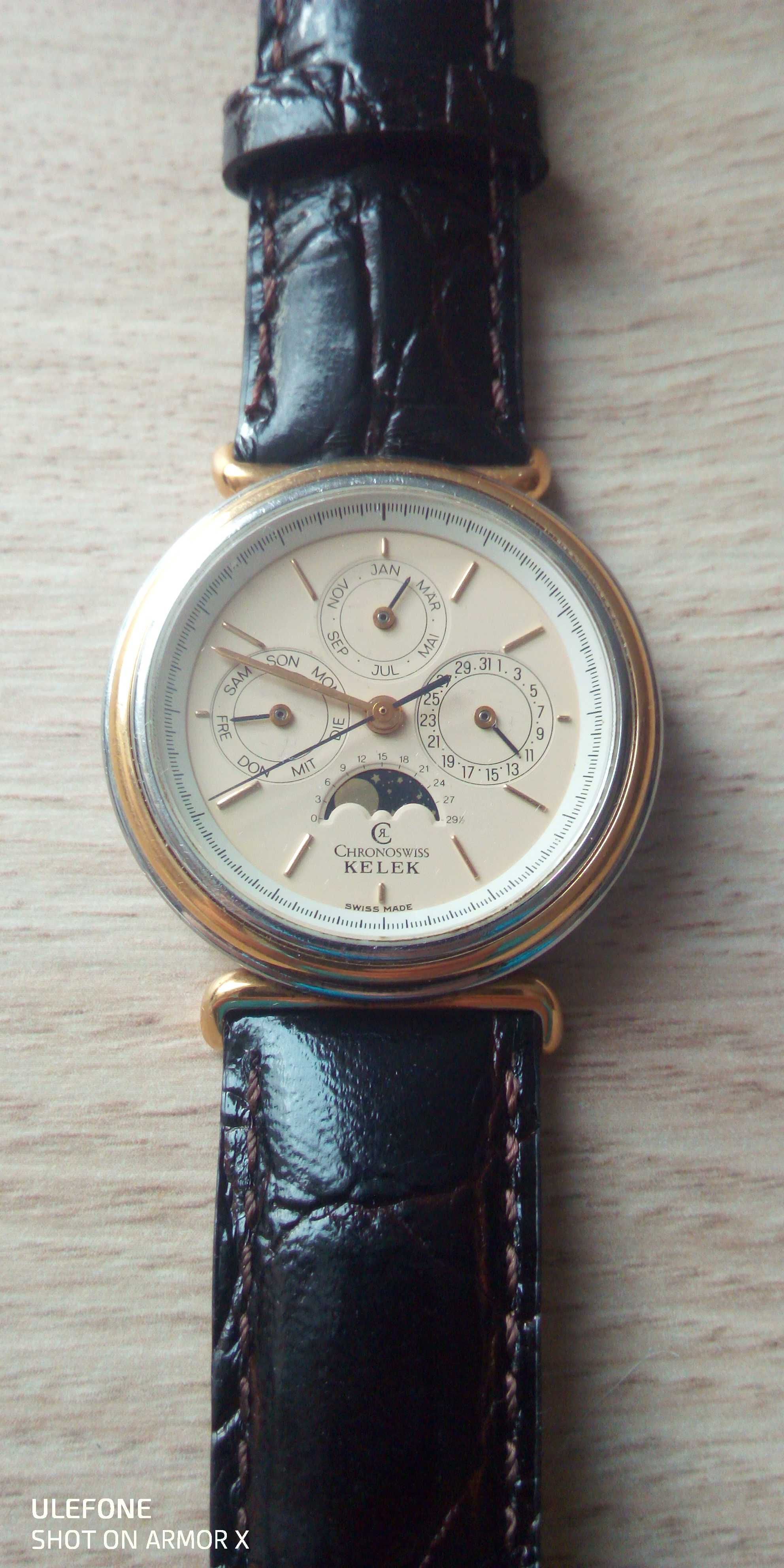 Piękny zegarek Chronoswiss Kelek MONDPHASE