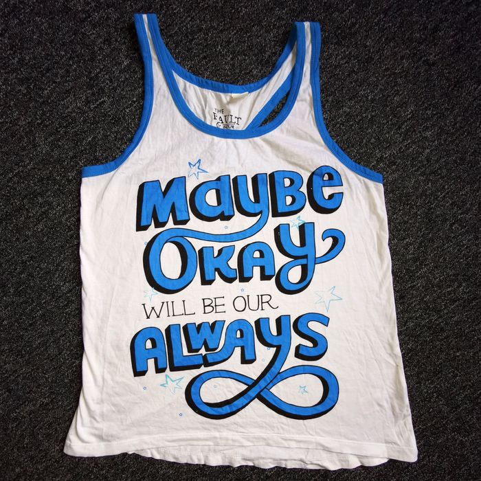 Bokserka z napisem Maybe okay will be our always