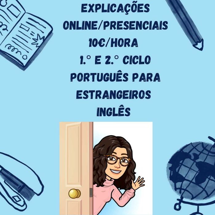 Explicações online/presenciais