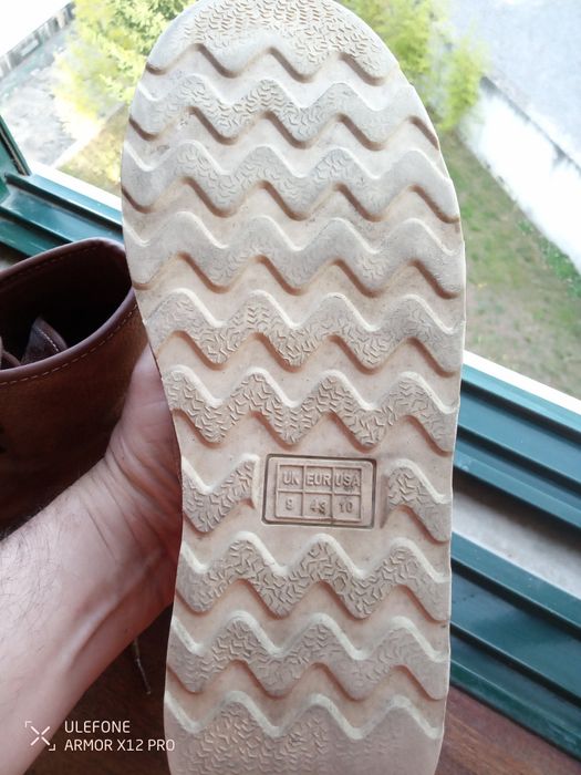 Bota em couro castanho Tam 43 The Stronghold Los Angeles 1895