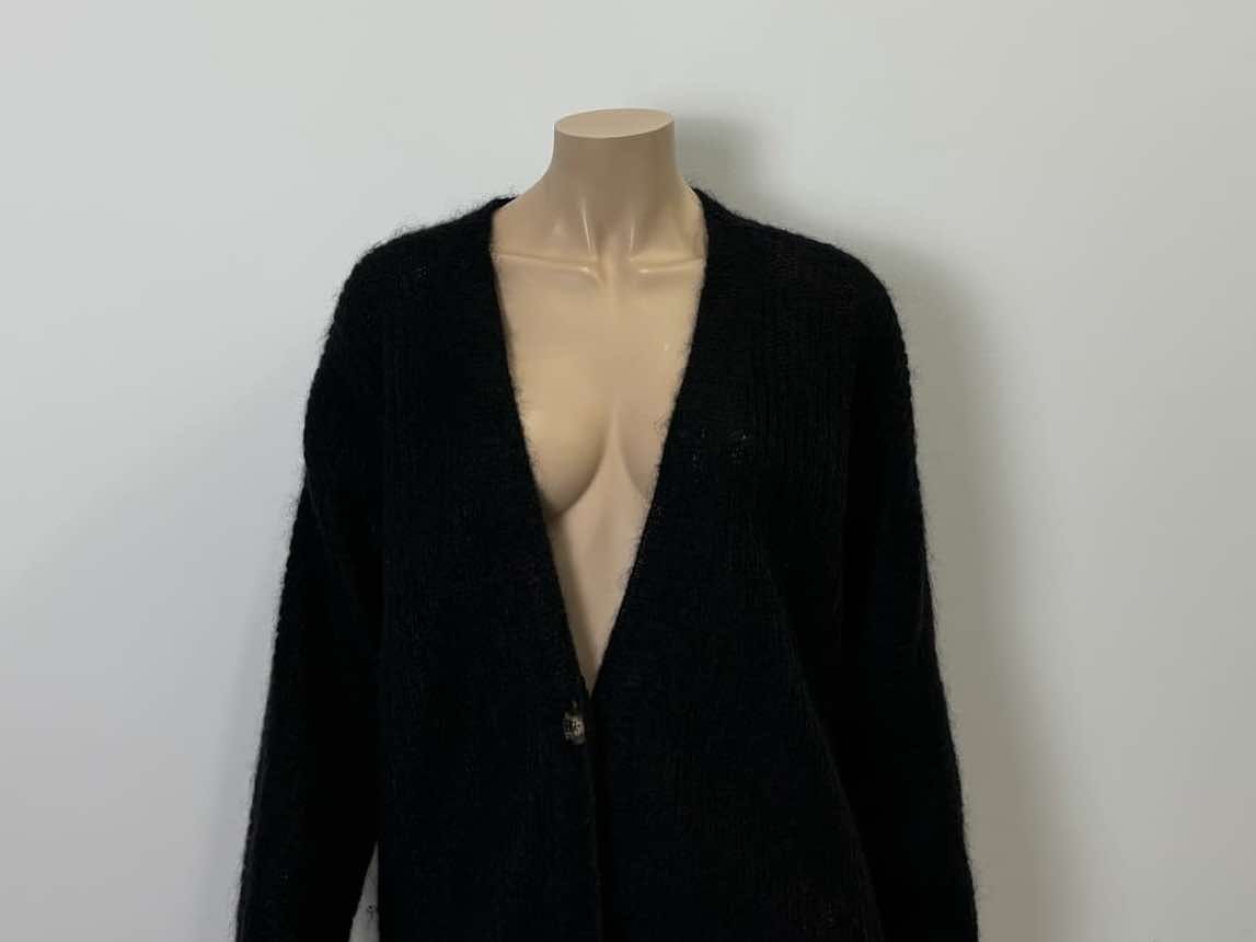 Gestuz kardigan oversize sweter damski XS/S moher wełna 
55%moher 
15%