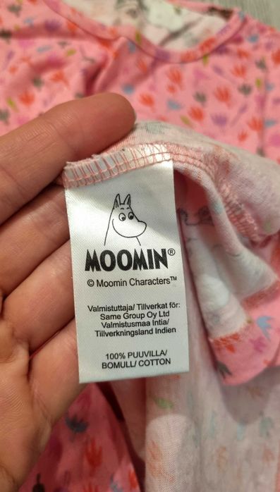 Tunika Moomin 120 Muminki, Panna Migotka, Mała Mi