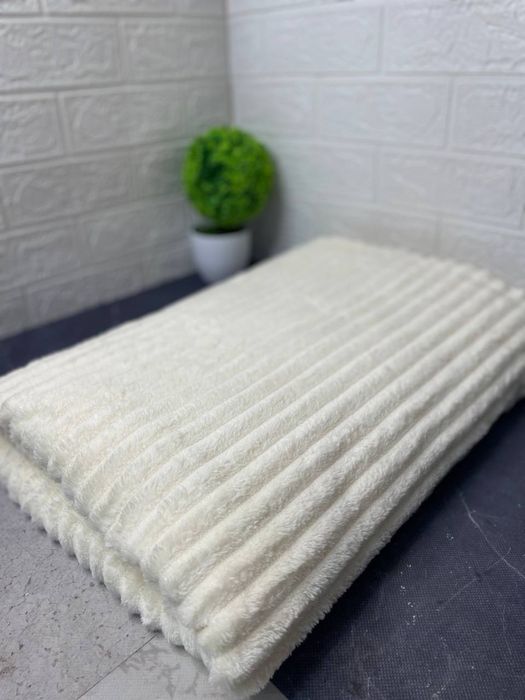 Плед Покривало євро розмір півтораспальні двоспальні 2 см полоска