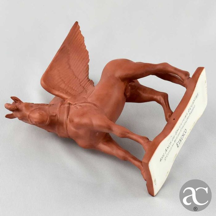 Figura em biscuit de Cavalo 4000 anos de Escultura Equestre – ETRUSCO