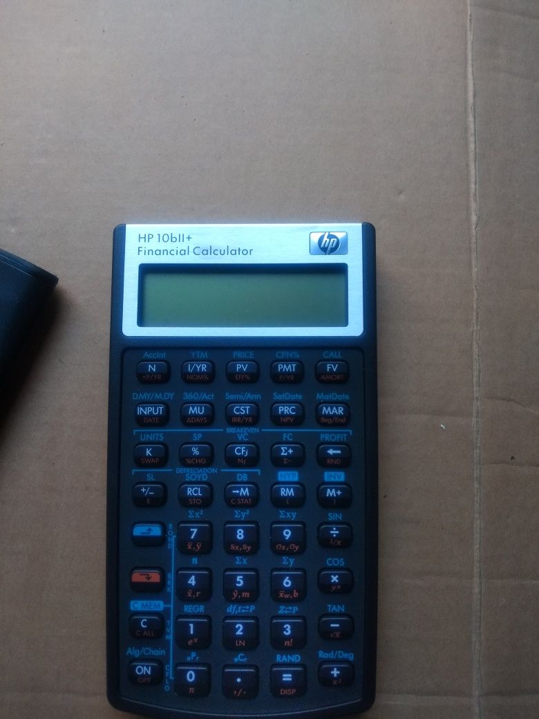 HP 10 bll+ Financial Calculator , stary kalkulator