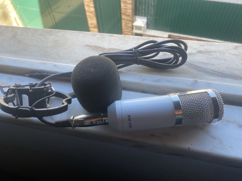 Microfone nunca usado