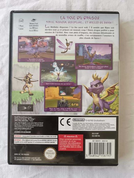 Spyro: Enter the Dragonfly [Nintendo Game Cube, 2002] Authentic PAL