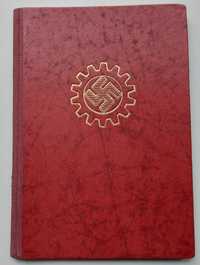 Рейх Членська книжка трудового фронту Arbeitsfront 1935 - 1937 рр.