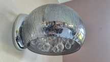 Lampa do salonu Chromowana + kinkiety