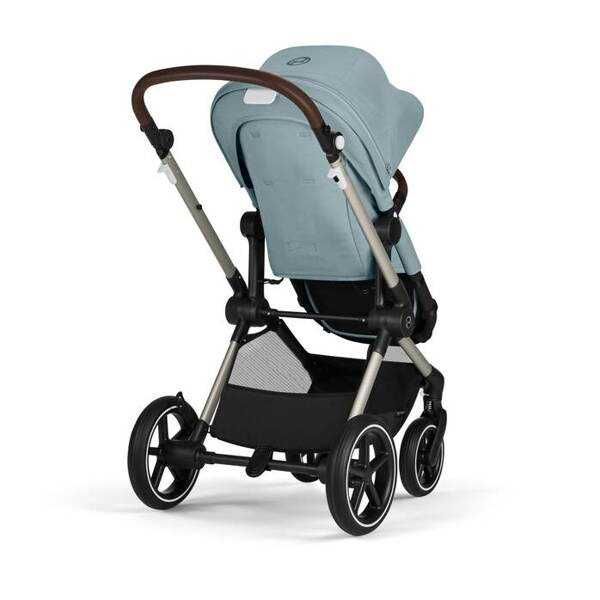 Cybex Eos Lux Wózek Głęboko-Spacerowy Stormy Blue + Aton B2 + Baza
