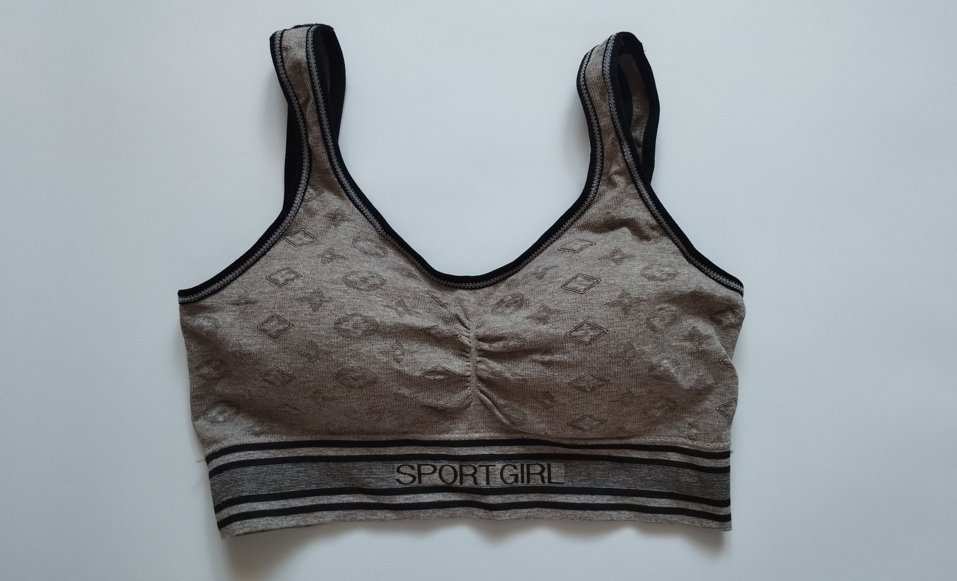 Sportowy biustonosz usztywniany /top XL