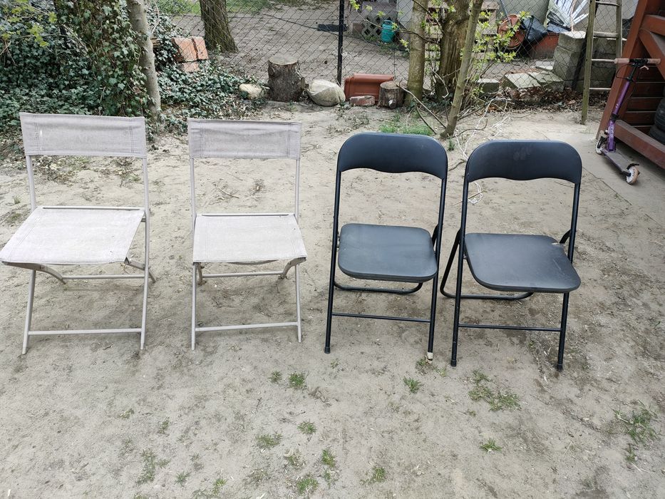Krzesła ogrodowe i nie tylko.