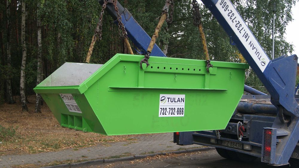 Wywóz gruzu kontener na gruz odpady budowlane