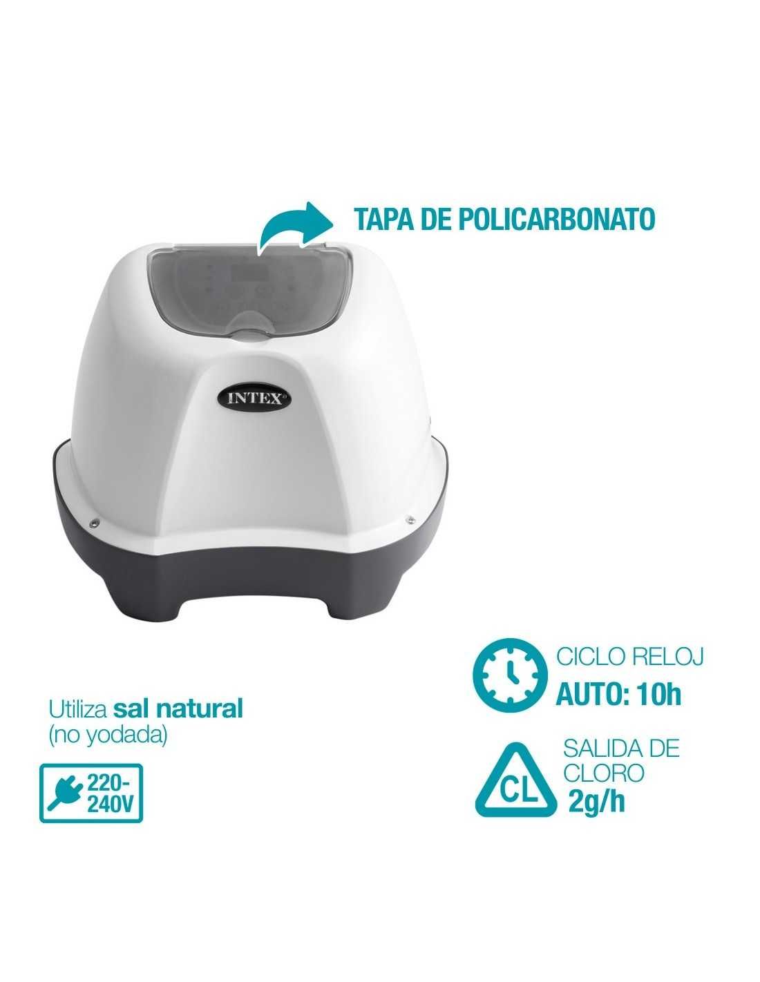 Intex Clorador de Sal Krystal Clear QS200