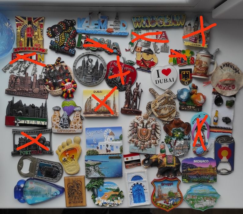 Магніти на холодильник колекція світу магнитики магниты