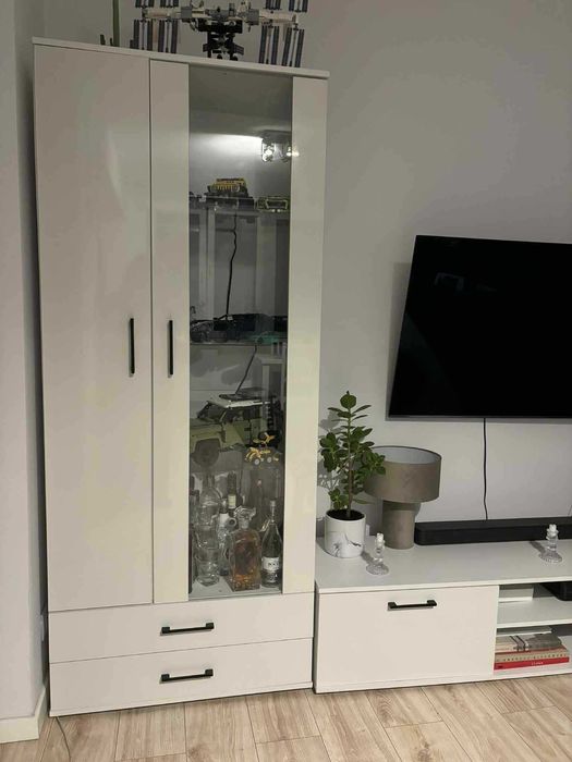 Witryna + szafka pod RTV