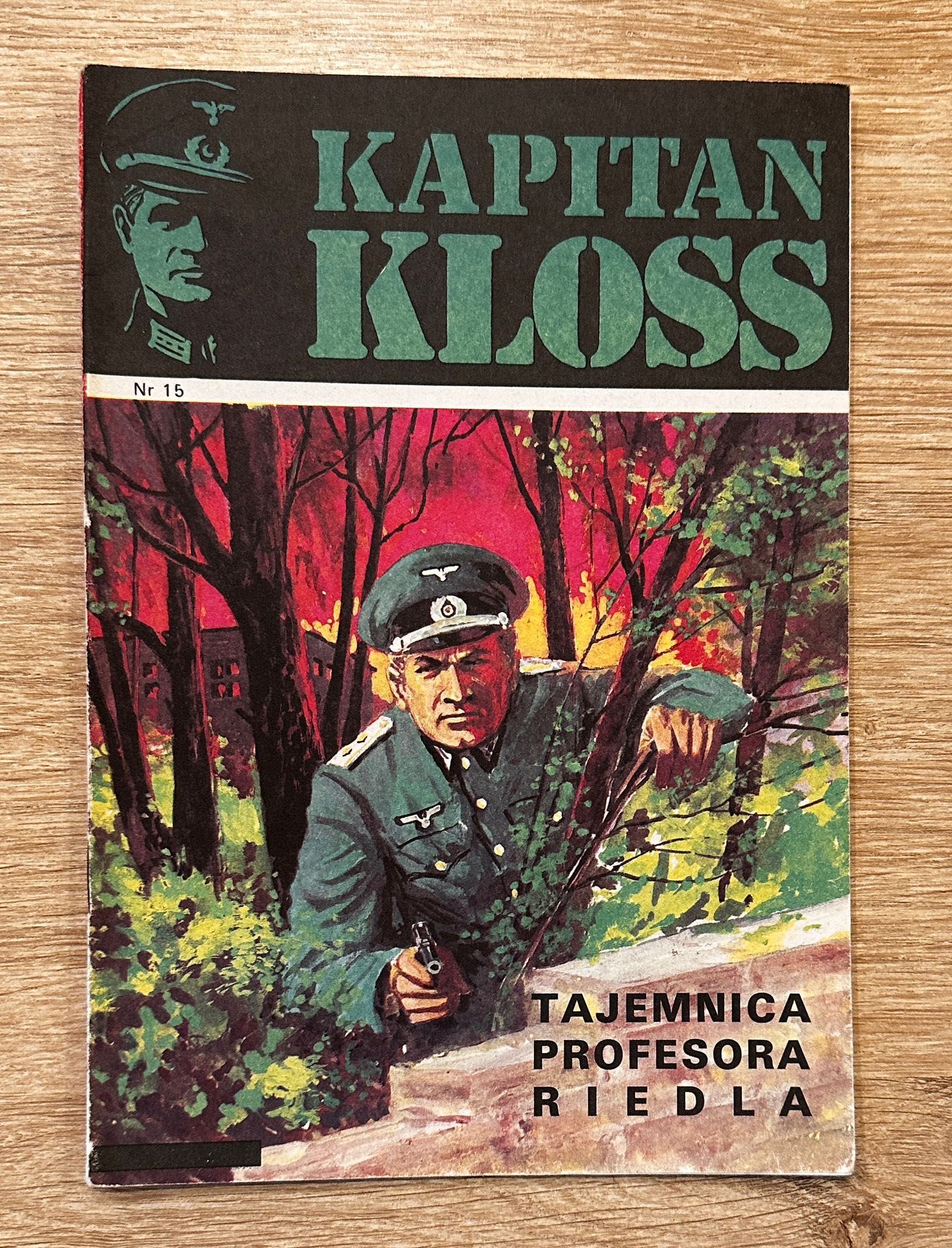 Komiks Kapitan Kloss - Tajemnica profesora Riedla (1988)