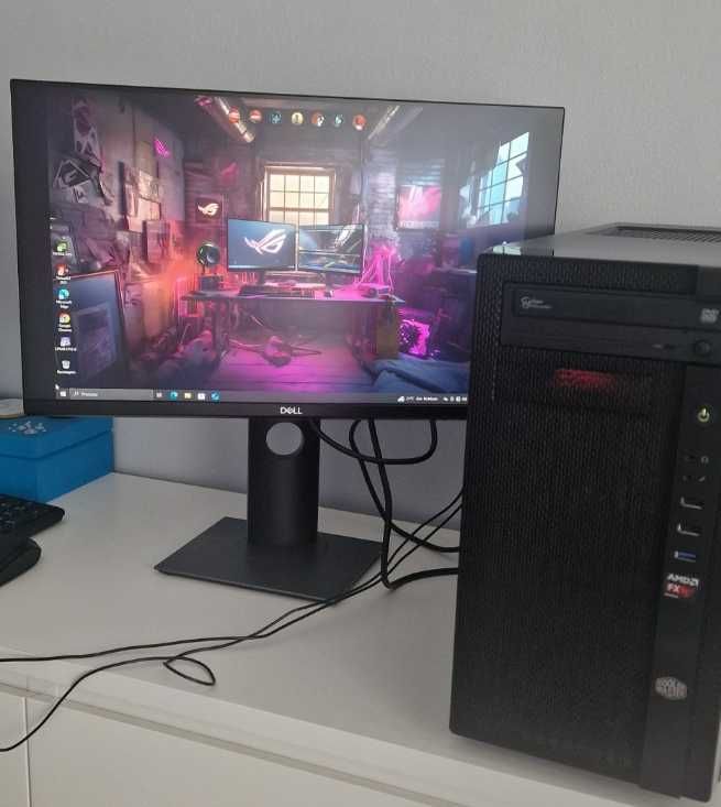 Pc completo AMD FX-6300 3.5ghz-8GB-120Gb +650GB-GTX 1051 Ti 4GB