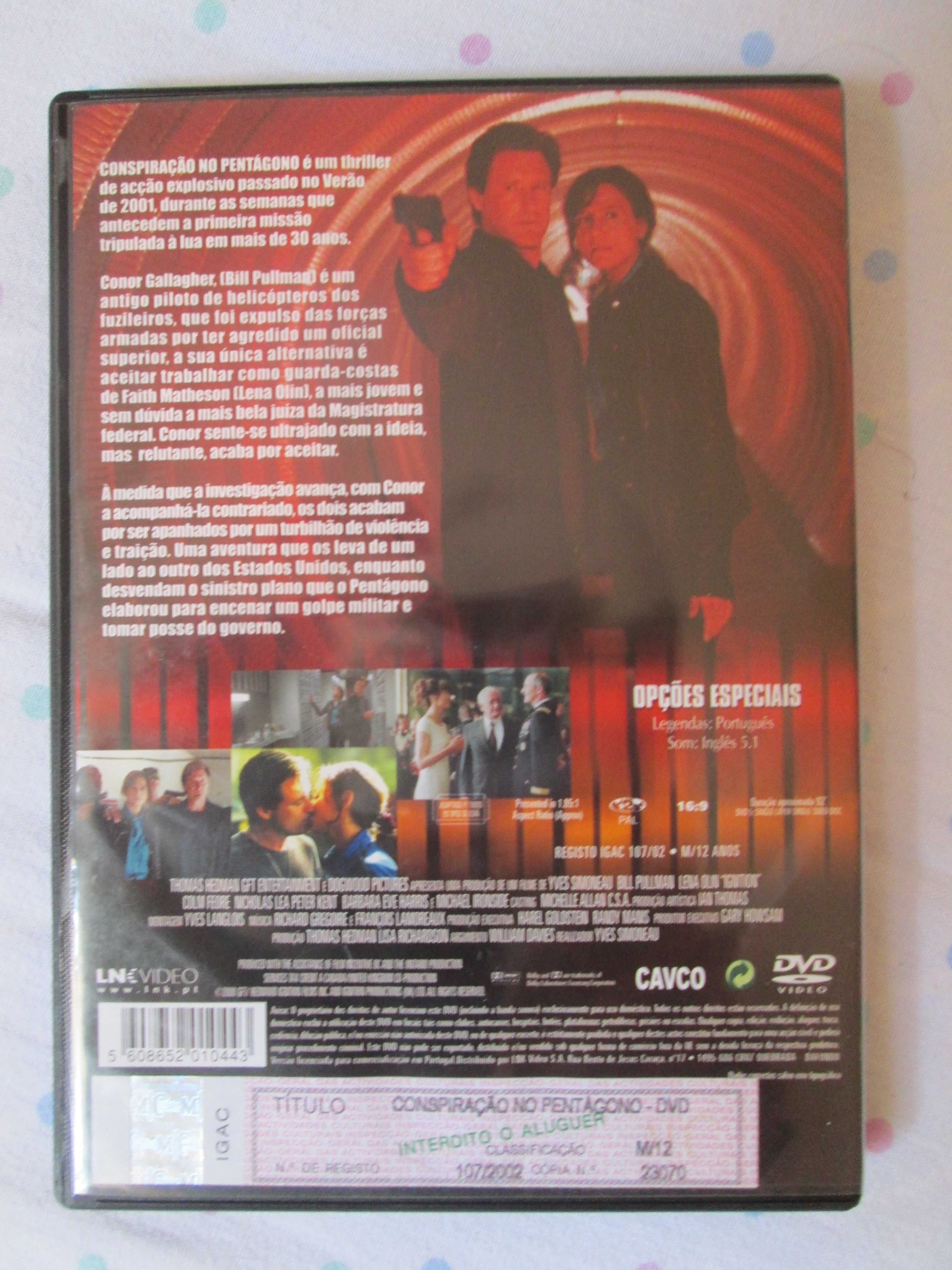 DVD Conspiração no Pentágono, Colm Feore, Bill Pullman, Lena Olin