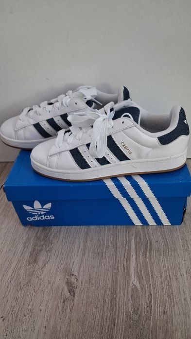 Białe sneakersy adidas Campus 45