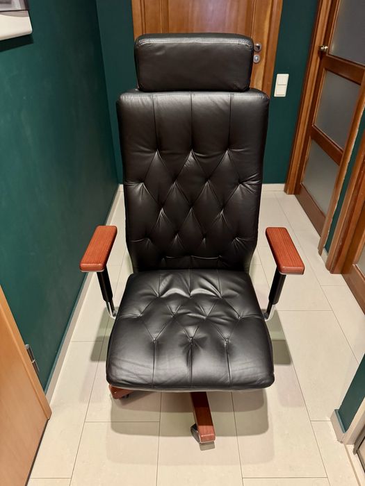 Fotel Biurowy Chester Nowy Styl Skóra