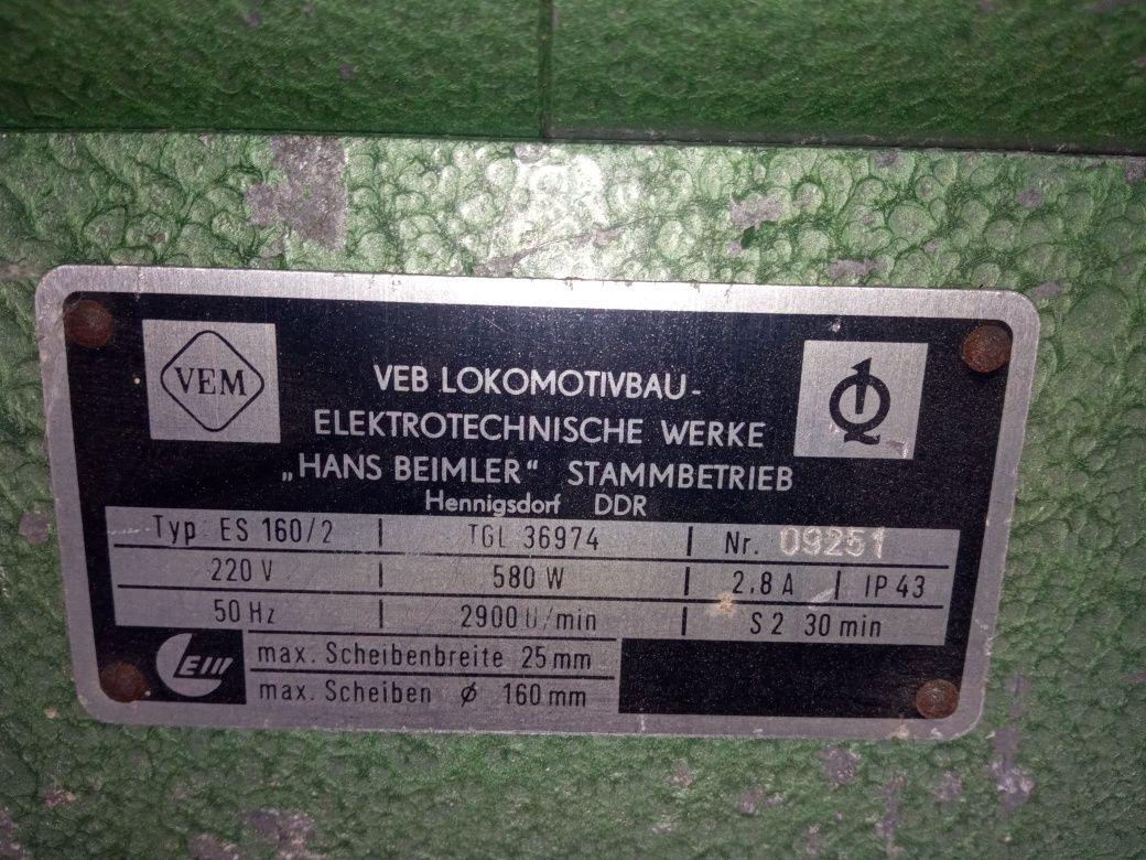 точило VEM VEB 580W ГДР DDR НДР німецьке якісне потужне оригінальне