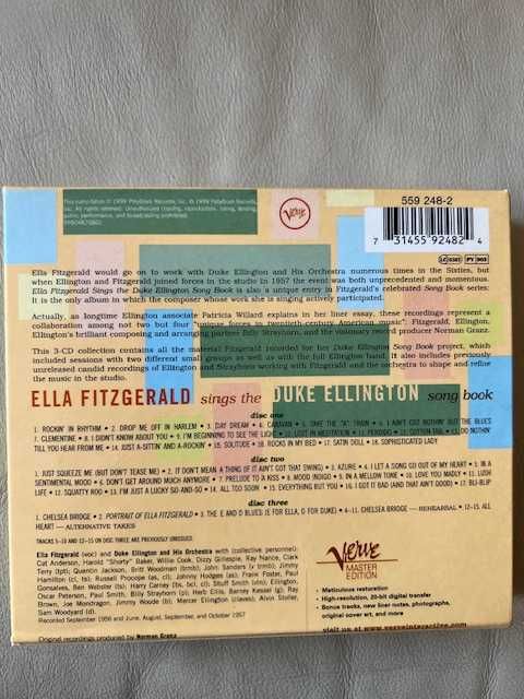 Ella Fitzerald sings the Duke Ellington song book - CD Duplo