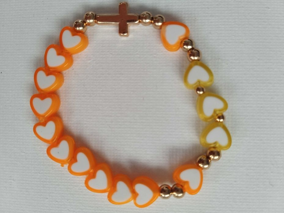 Różaniec na rękę dla dziewczynki 12 cm