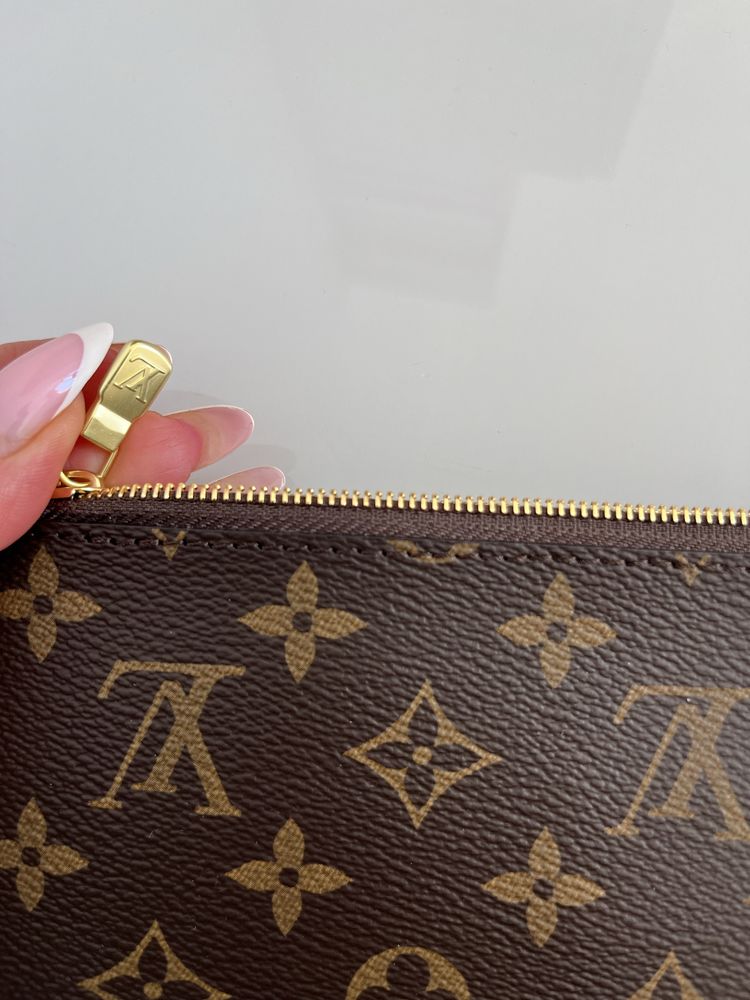 Lv pochette monogram saszetka Neverfull Louis Vuitton