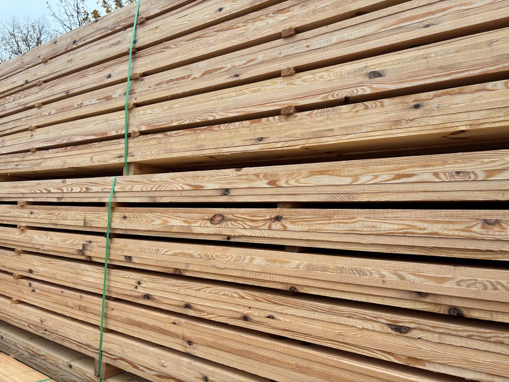 Deska I klasa 25x200x4000; 2,5x20x400 cm, przekładana co warstwę