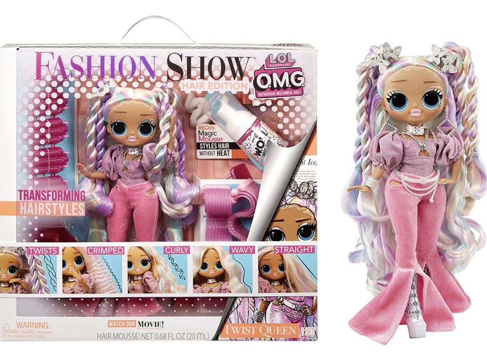 Кукла LOL Surprise OMG Fashion Show Hair Edition Twist Queen