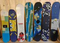 3 X Deski snowboardowe Junior mix (370 zł/70€ netto) pakiet desek
