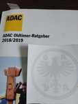 Naklejka ADAC na szybę do auta retro, vw, audi, Porsche