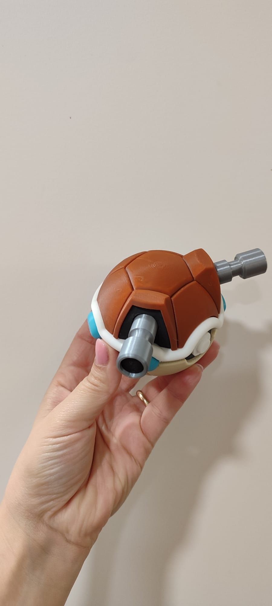 Blastoise pokeball pokemon 3d