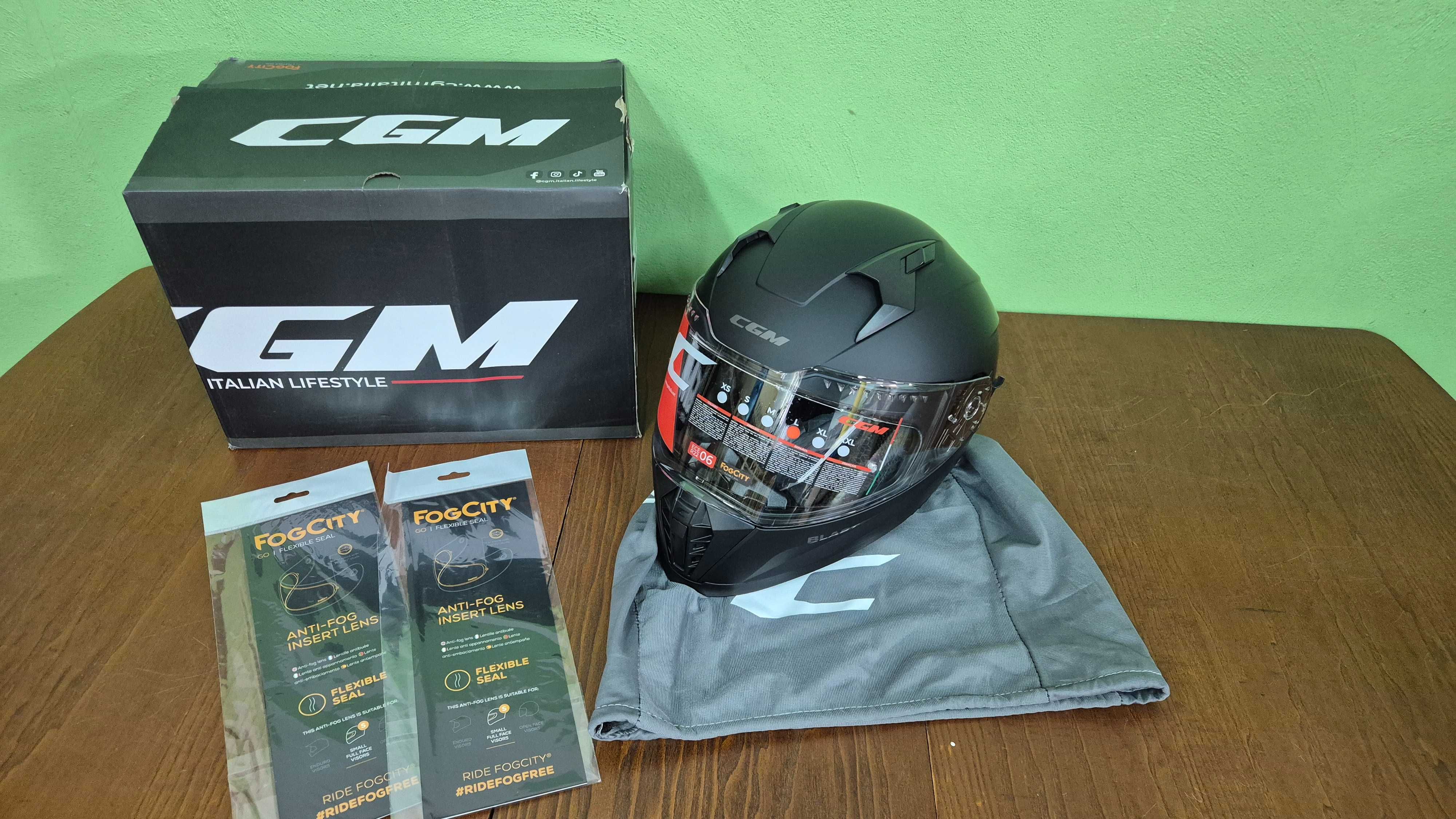 Kask motocyklowy z pełną twarzą CGM 311A Blast Mono roz. L