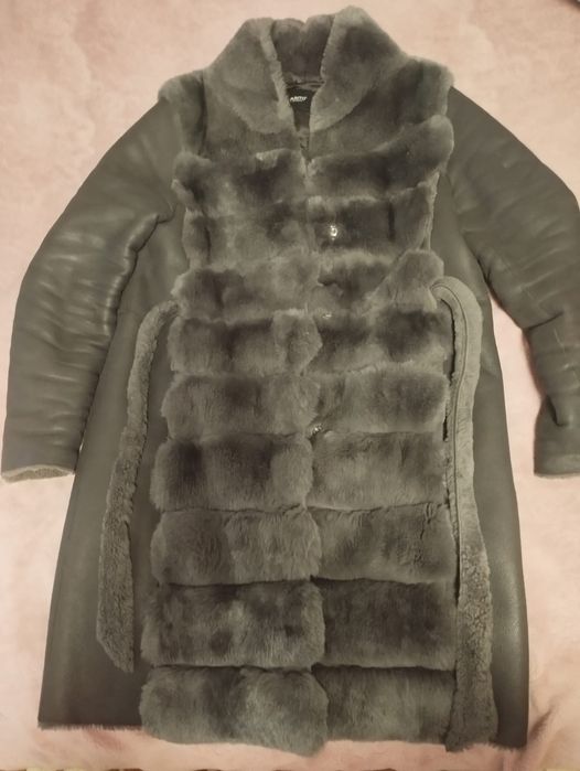 Дубленка італійська комбінована натуральна Punto.
