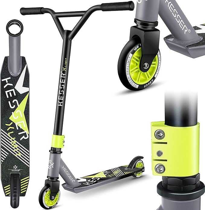 Stunt Scooter X-Limit – kierownica 360° wytrzymała hulajnoga wyczynowa