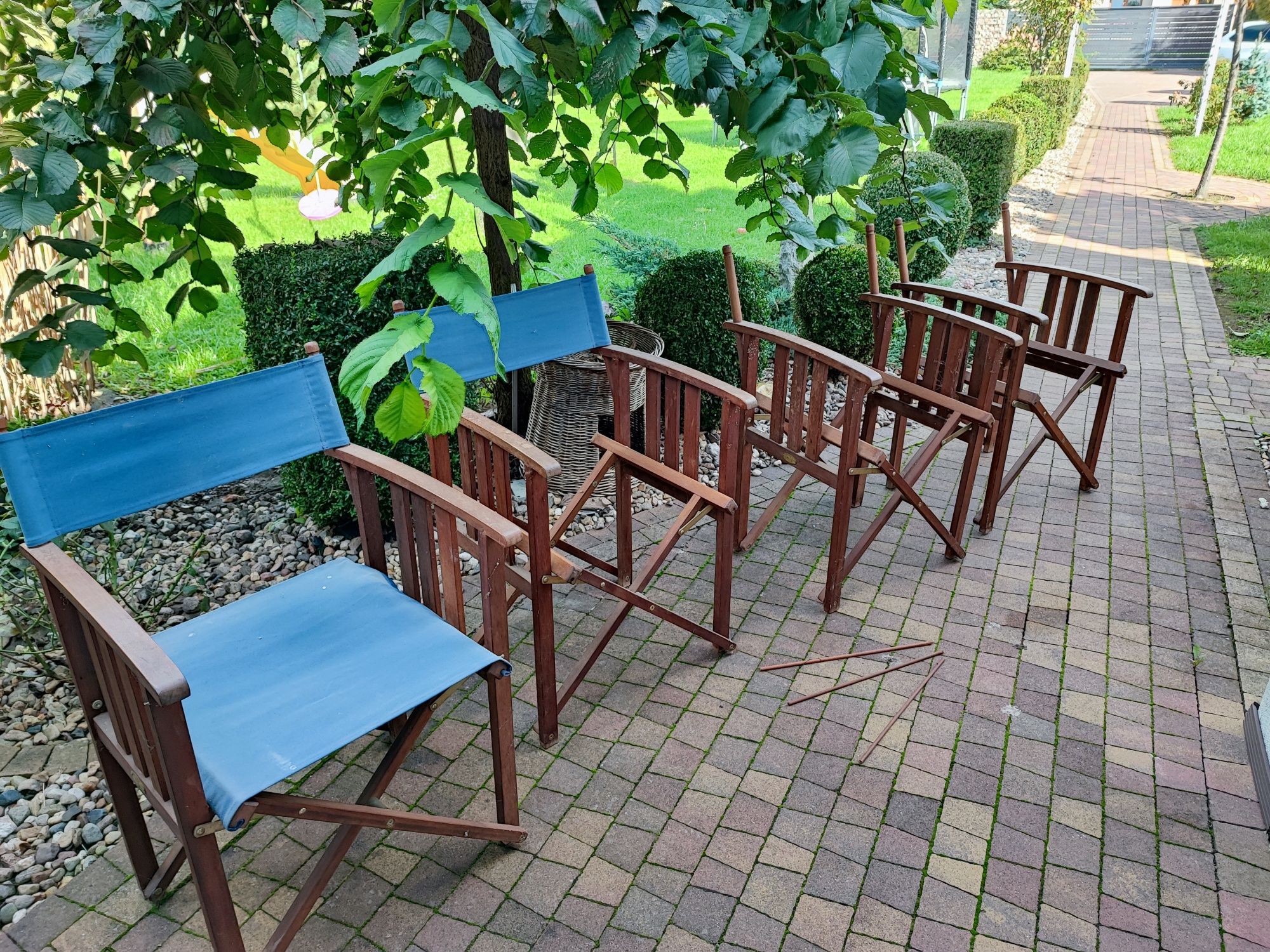 Jutlandia Hardwood krzesła ogrodowe TEAKOWE skandynawskie 4szt.