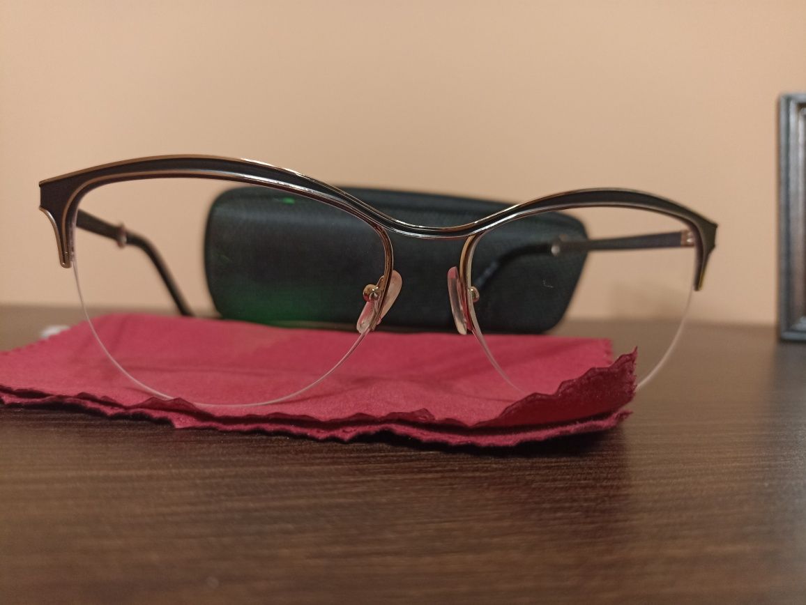 Стильні іміджеві + комп'ютерні жіночі окуляри з прозорою лінзою
