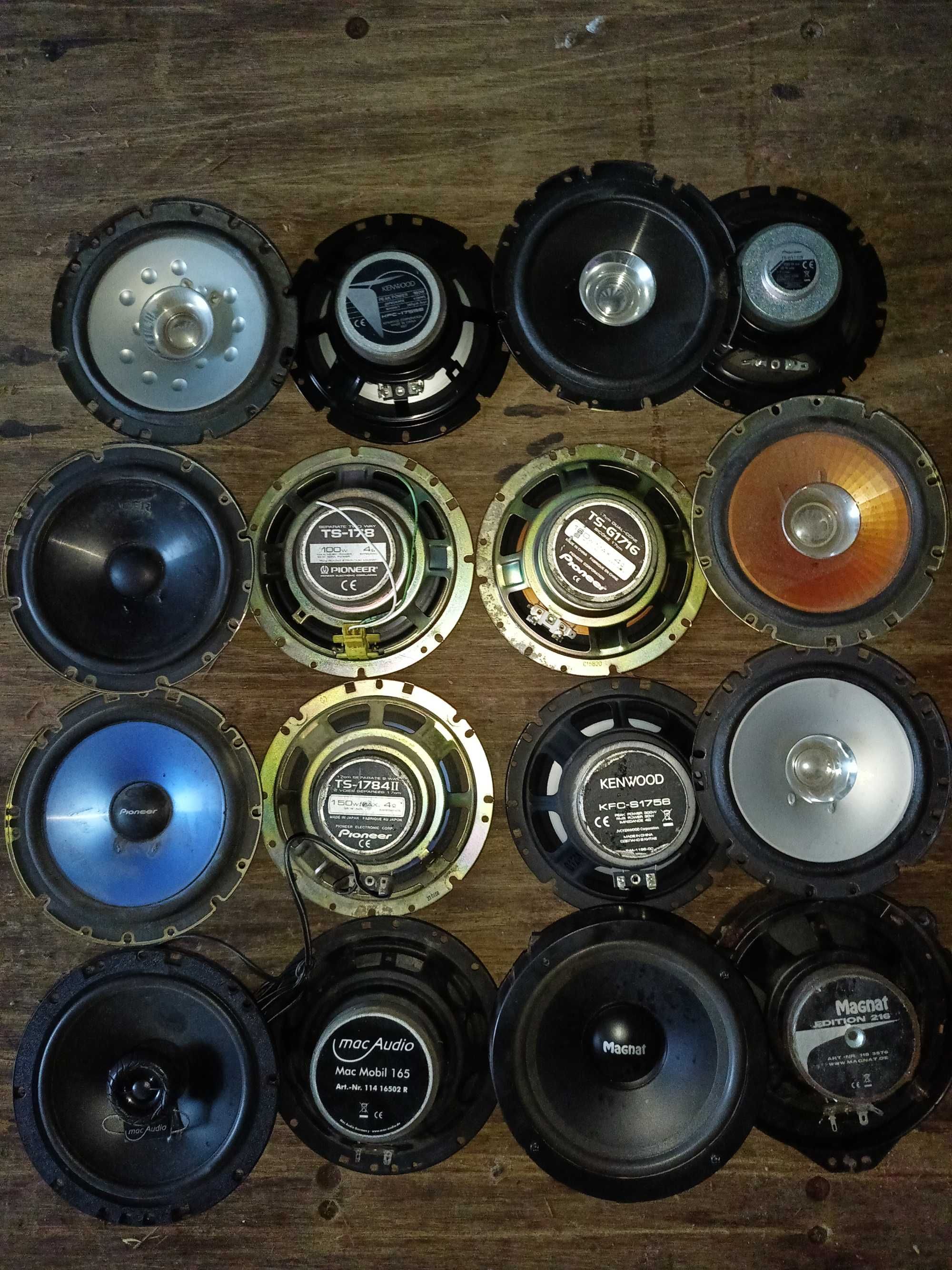 Głośniki samochodowe 16-17cm Pioneer blaupunkt alpine magnat itp
