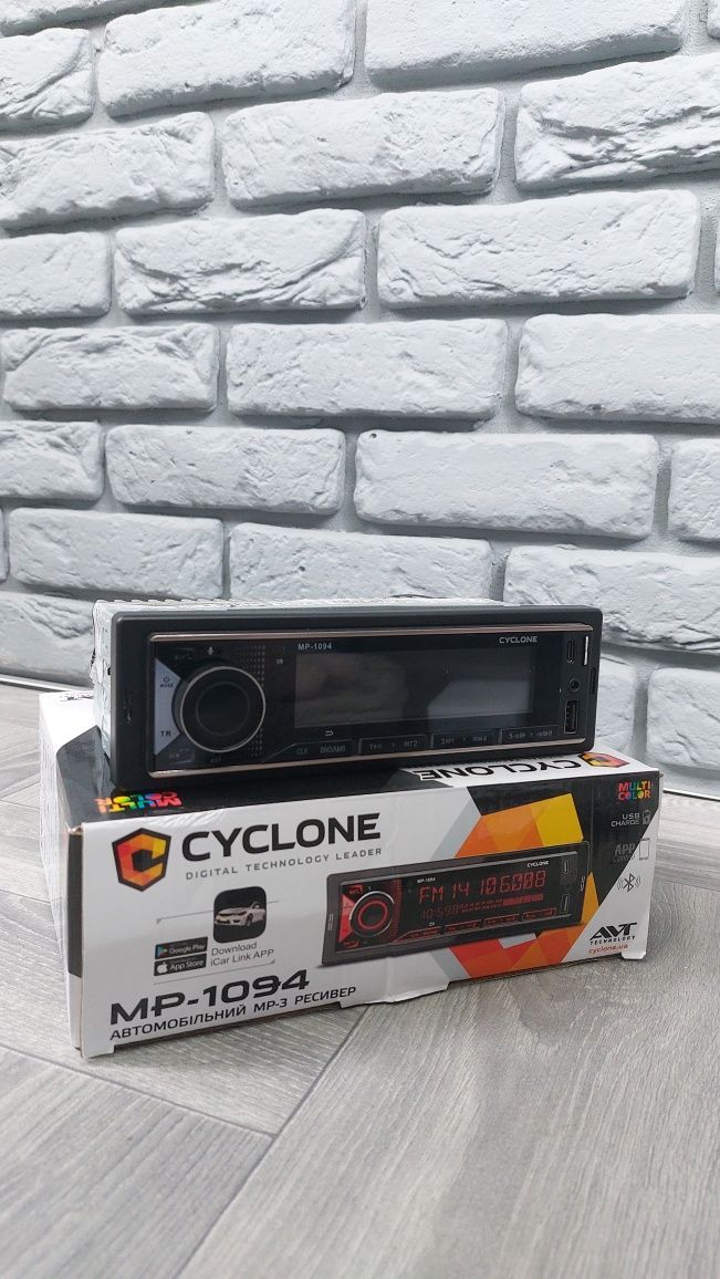 Автомагнитола 1DIN Cyclone MP-1094