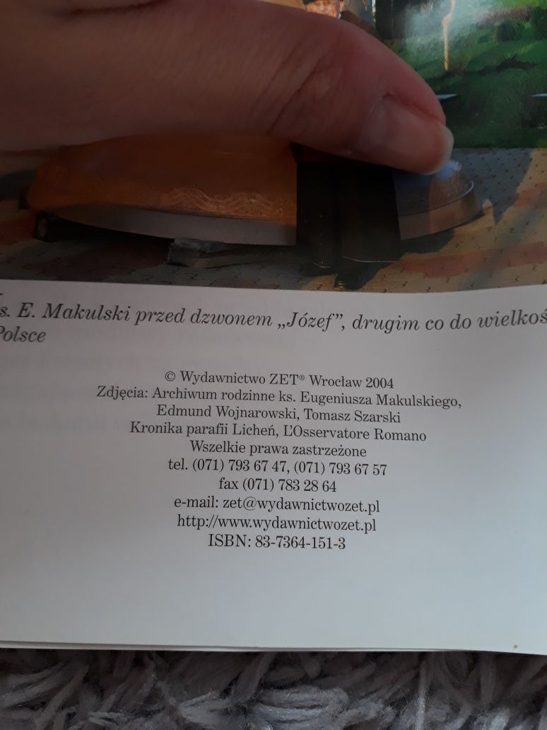 Książka Powołanie i służba Eugeniusz Makulski Sanktuarium w Licheniu