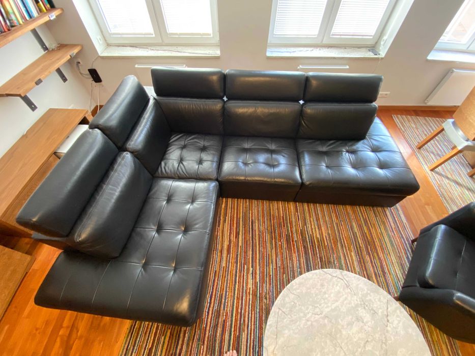 Skórzany narożnik / kanapa / sofa + fotel - cena detaliczna ~15 tys