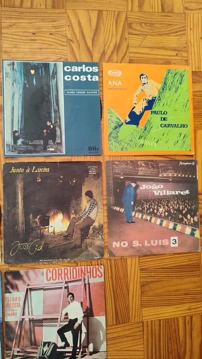 Lote 10 Singles Fado/Popular Portuguesa
