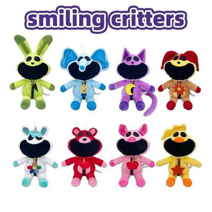 М'яка іграшка Усміхнені звірята з Poppy Playtime Smiling Critters 35 с