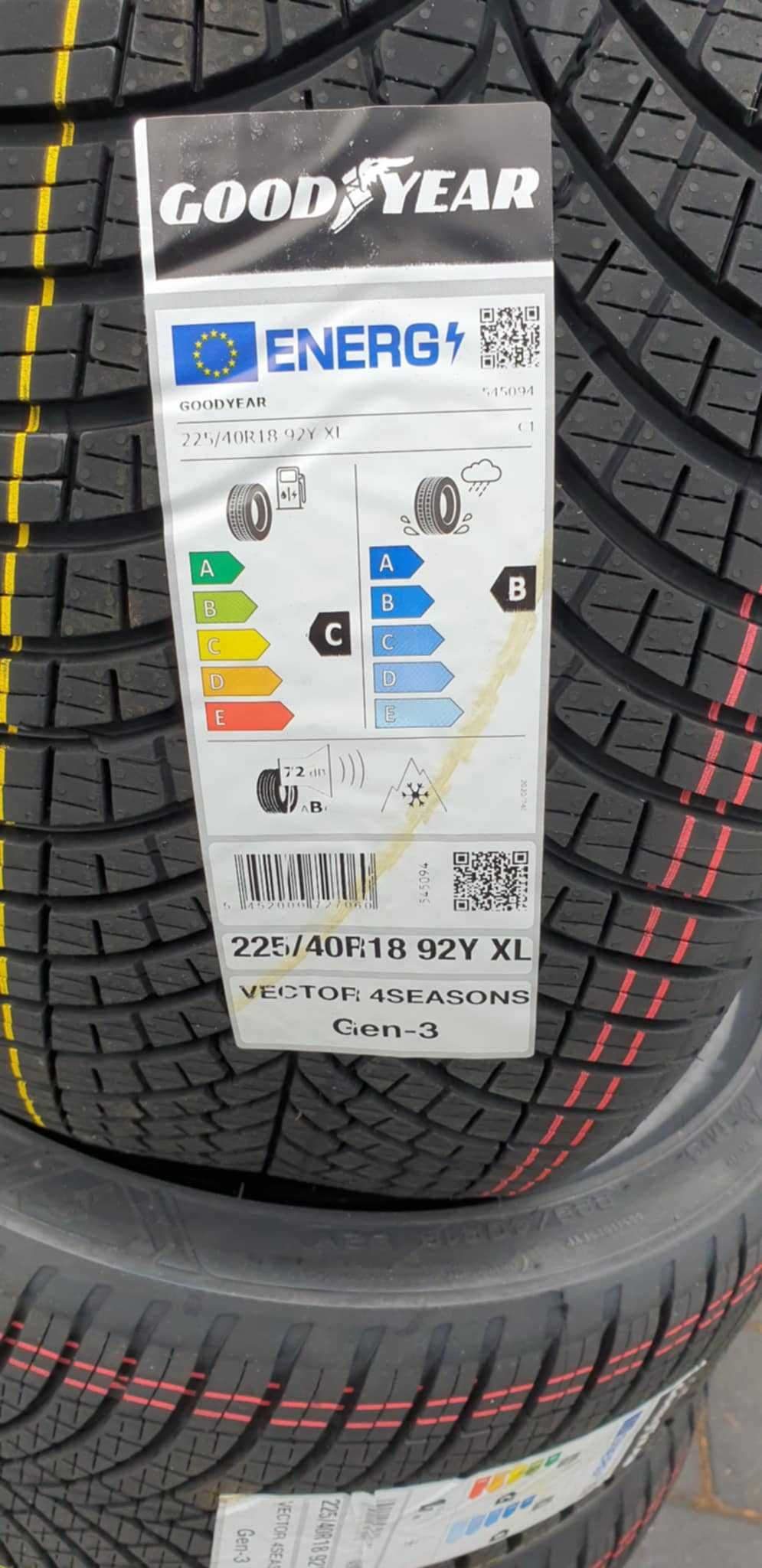 225/40/18 92Y XL Goodyear vector 4seasons gen3 wielosezon rok24 wysyłk