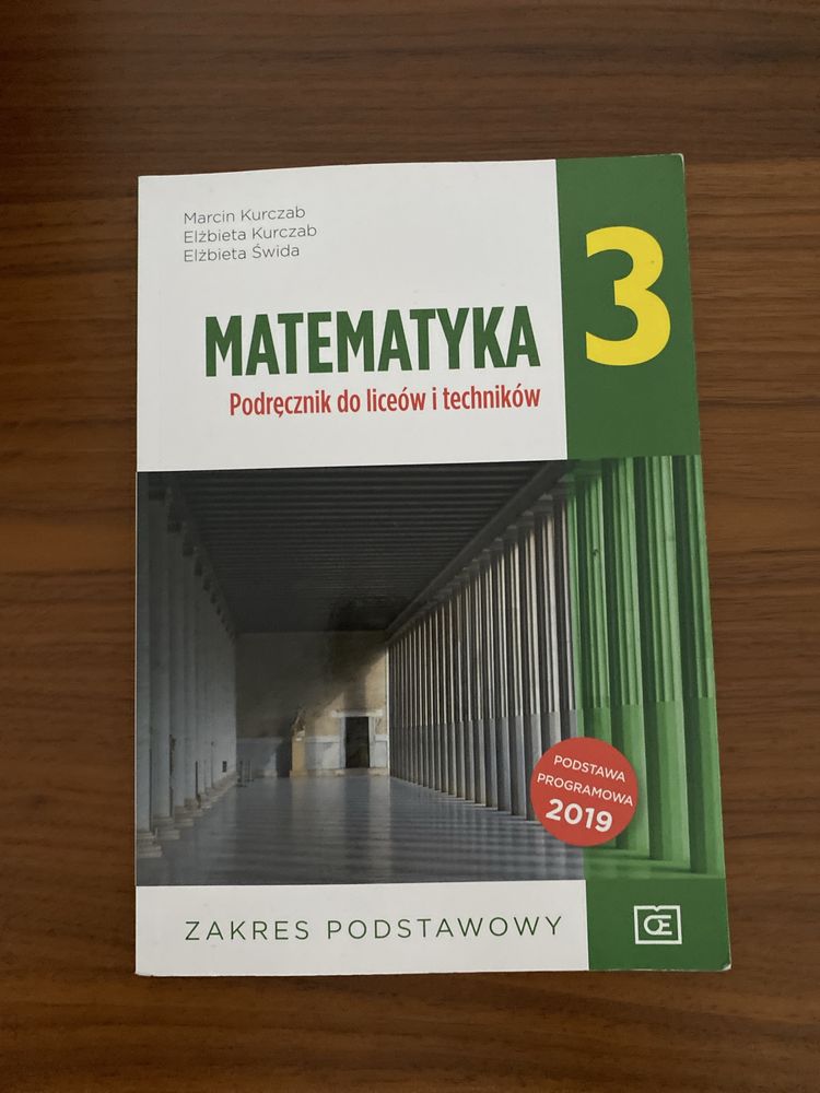Matematyka. Podręcznik. Klasa 3. Liceum i technikum. Zakres podstawowy